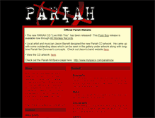 Tablet Screenshot of pariah-now.com